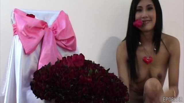 Sweet Girl And Roses