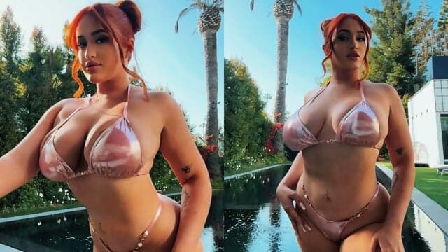 Sexo super duro y rico con Nia Bleu de gran culo y enormes tetas