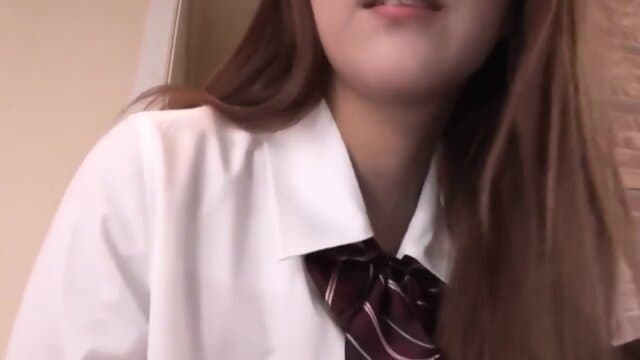 Slutty Japanese Schoolgirl Seduced A Guy In A Restaurant