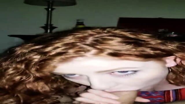 Hot Redhead Sucking Cock And Swallowing