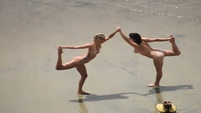 Posing Fully Nude On The Beach For Pictures