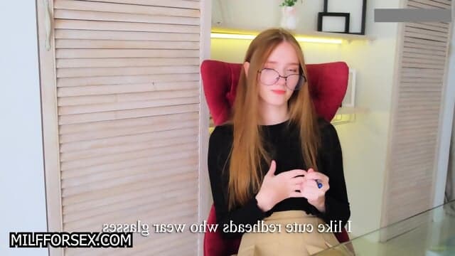 A trip to a psychologist ended with sex with a cute girl in stockings