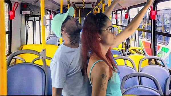 Student humped and fucked on the bus in public!