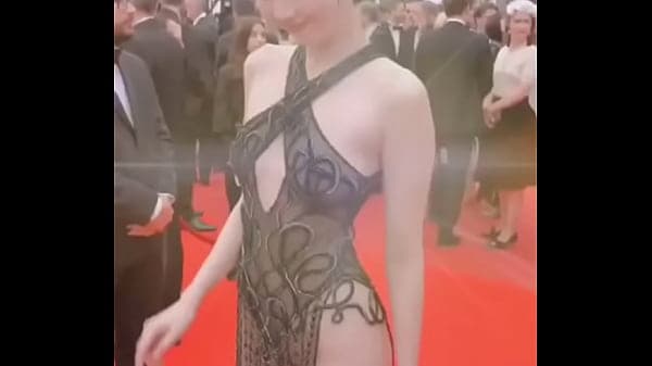 Vietnamese female model show sexy bigboobs at Cannes 2019
