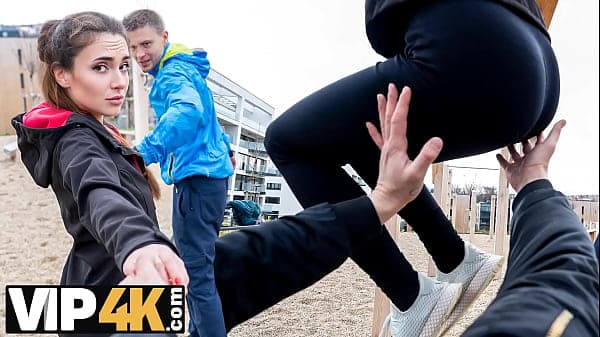 VIP4K. Meeting an athlete hottie ended up as fu...