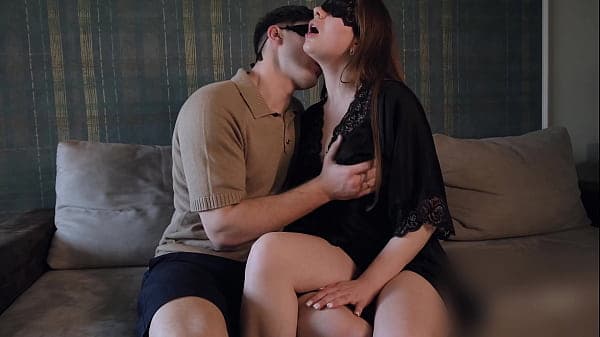 Sensual Nipple Play & Passionate Boob Sucking Loving couple's Foreplay