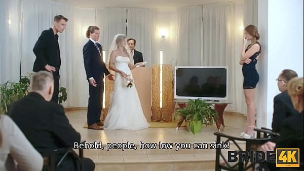 BRIDE4K. His Cumeuppance. Hot sex with Olivia S...