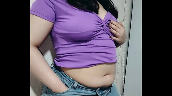 Cute Chubby Girl is Mad Because You Are Not Feeding or Undressing Her (Teasing)