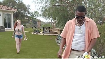 Milf Cubbi Thompson gets horny seeing her black...