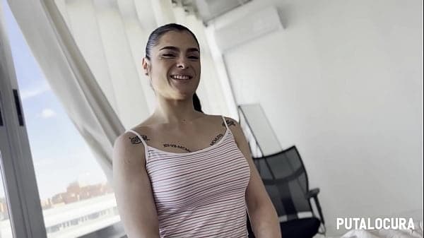 PutaLocura - Voluptuosa española tatuada Nadja Hot charlando y tragando el semen de Torbe