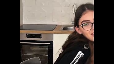 JUICY, WET AND HOT - Sexy 18yo Sucks Big Dick i...