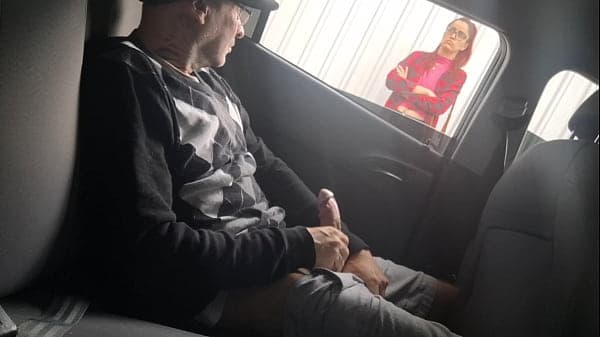 Risky masturbating on the street in public for ...