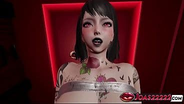 Mika: Sexy Tattooed Girl in Fishnet - Rule34 Hentai Featuring Reverse Cowgirl on Huge Cock and Intense Missionary Creampie