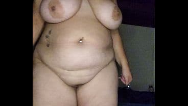 Natural Big Tits Solo: Thick Girl Undressing an...