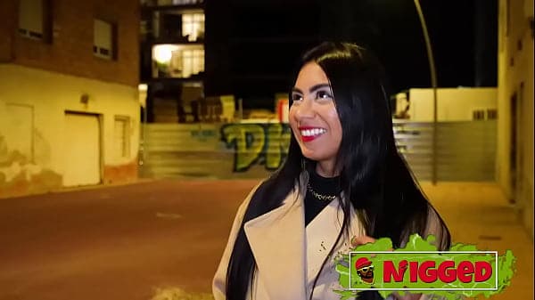 Skinny petite Latina reveals herself as an EXTR...