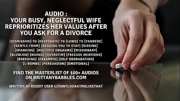 Audio: Your Busy, Neglectful Wife Reprioritizes...