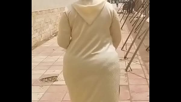Arab huge ass walking