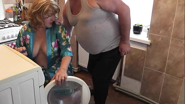 Old and young. Hard sex. Sexy blonde MILF Frina...