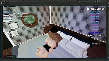 2 | ROBLOX Snowbunny with a FAT ass gets creamp...