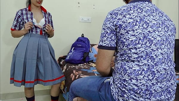 Schoool girl Priya changed uniform ahead of eld...