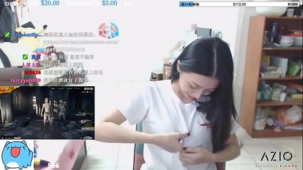 Twitch streamer japanese flashing perfect shape...