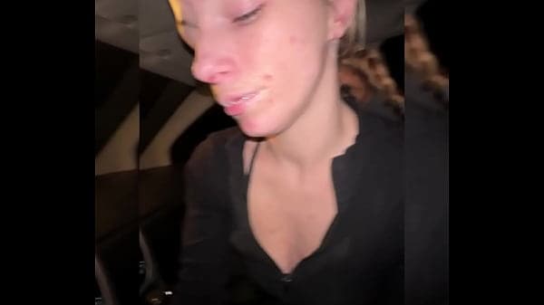 Sucking dick gets little slut too horny