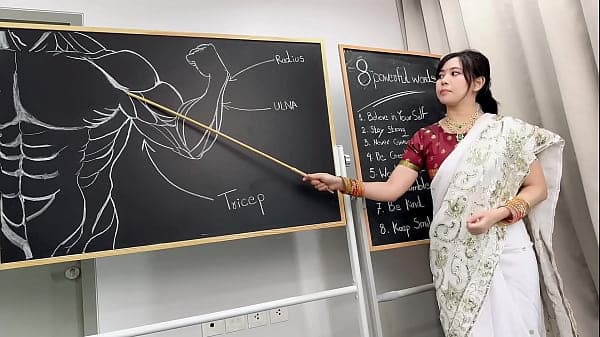 Indian Fitness Trainer Teach Hardcore Sex Exerc...