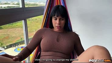 My girlfriend's roommate is a Colombian MILF wh...