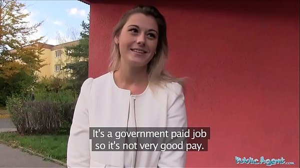 Public Agent Sexy teacher Agnes White fucking i...