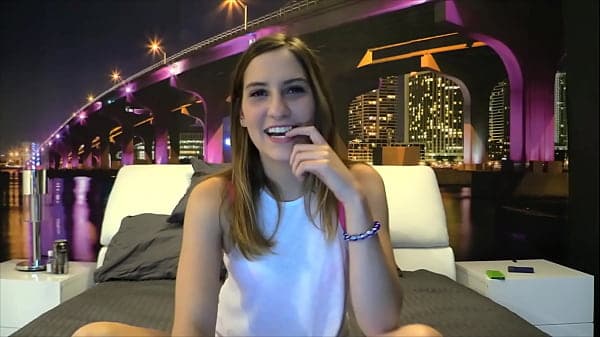 Lucy Dunne 18 Yr Old w Perky Tits Stripteases i...
